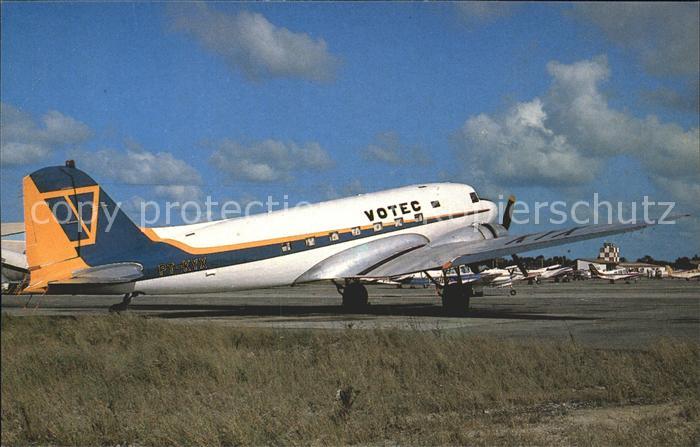 Flugzeuge Zivil Votec Servicos Aereos Regionais Douglas DC-3 C-47A PT-KYX c/n 25