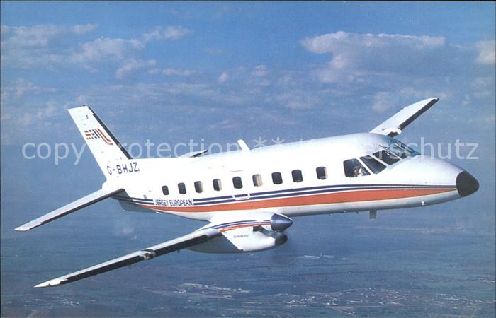 Flugzeuge Zivil Jersey European Airways Embraer 110P1 Bandeirante G-BHJZ