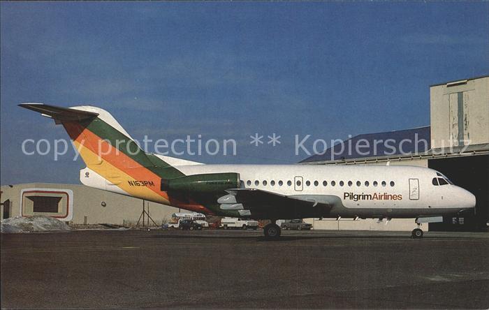 Flugzeuge Zivil Pilgrim Airlines Fokker F28-3000