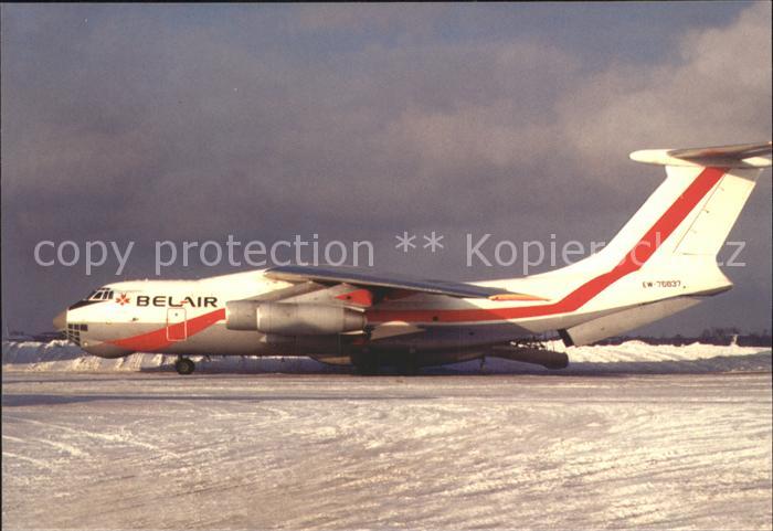 Flugzeuge Zivil Belair IL-76 EW-76837