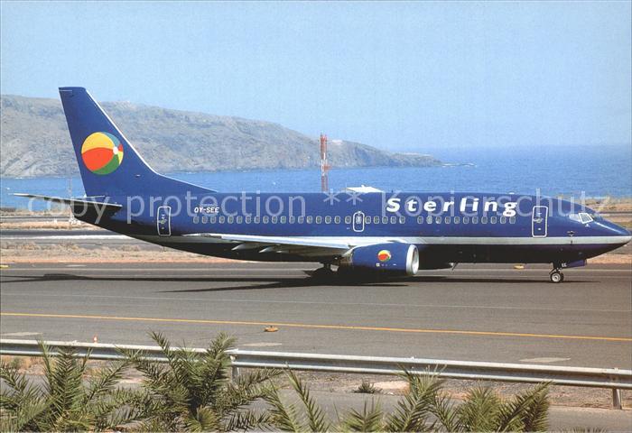 Flugzeuge Zivil Sterling European Airlines B-737-3YO OY-SEE cn 24463/1701