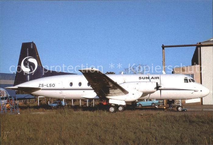 Flugzeuge Zivil Sun Air HS 748 SUPER 2B ZS-LSO cn 1783
