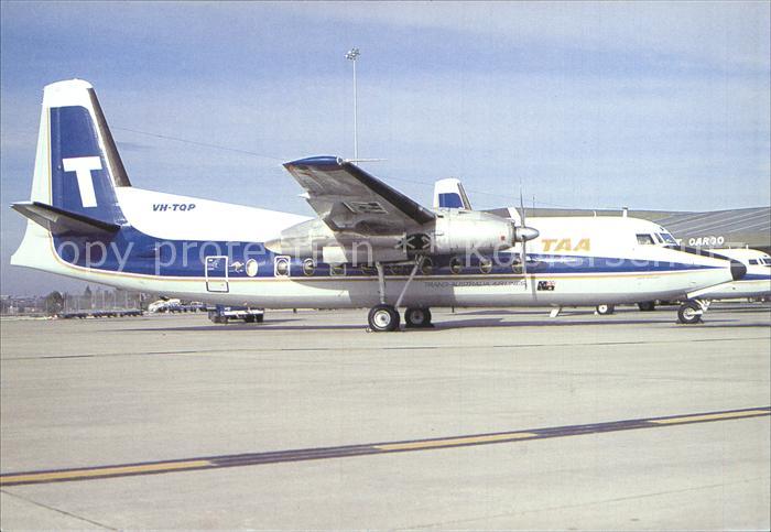 Flugzeuge Zivil Trans Australia Airlines Fokker F-27-600 Friendship VH-TQP C/N 1