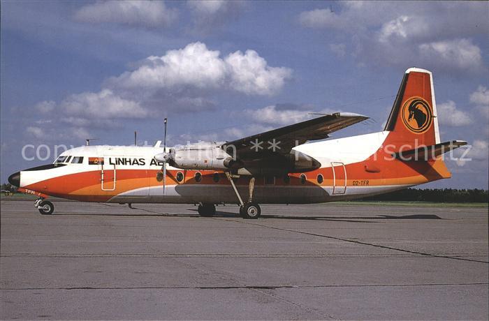 Flugzeuge Zivil TAAG Angola Airlines Fokker F-27 MK 600