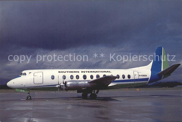 Flugzeuge Zivil Southern International Vickers Viscount 807 G-CSZA c/n 282