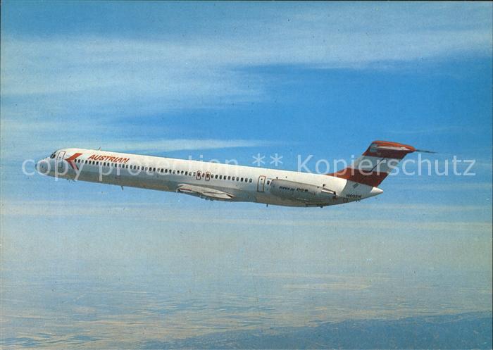 Flugzeuge Zivil Austrian Airlines Douglas DC9-81