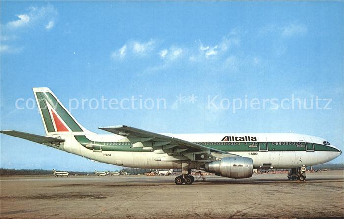Flugzeuge Zivil Alitalia Airbus 300 B4-203