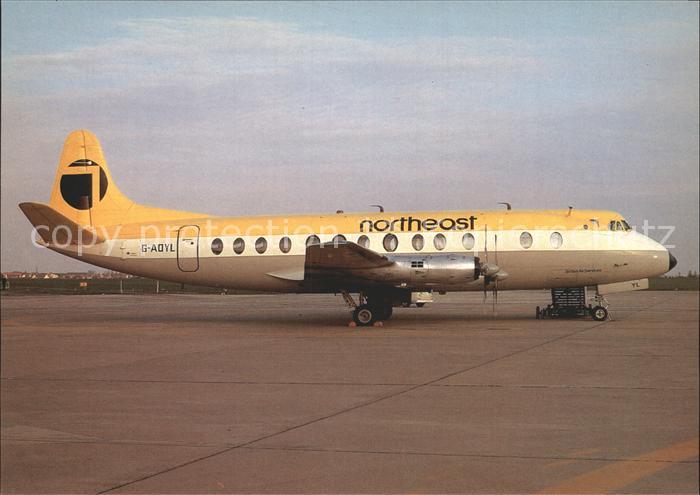 Flugzeuge Zivil Northeast Airlines Vickers Viscount 800 G-AOYL