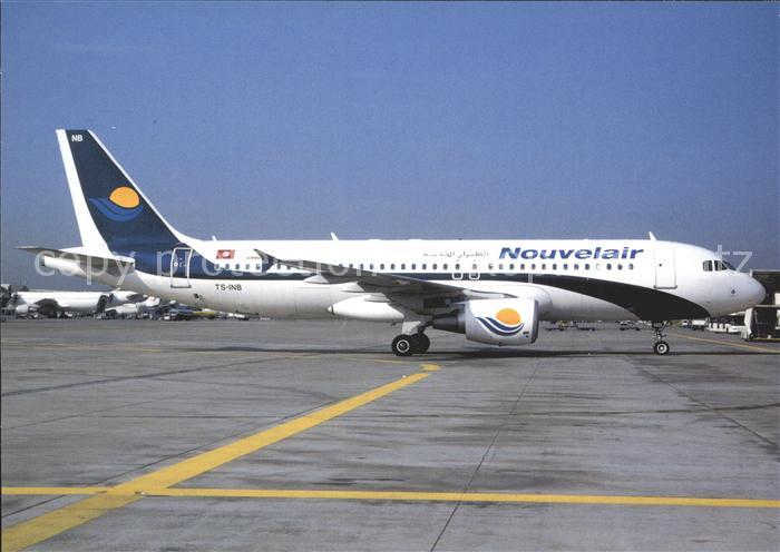 Flugzeuge Zivil Nouvelair Airbus A-320 TS-INB