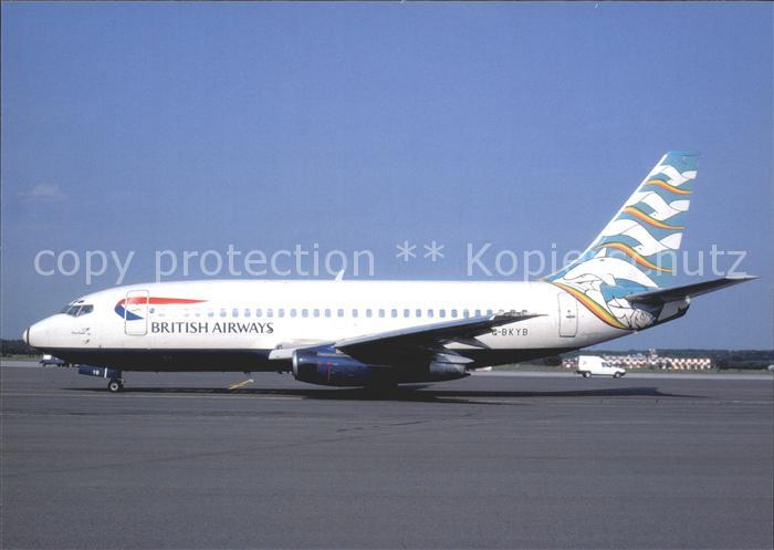 Flugzeuge Zivil British Airways Boeing B-737-236 G-BKYB c/n 23160/1053