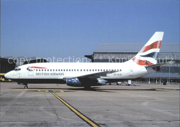 Flugzeuge Zivil British Airways/Comair Boeing 737-236 ZS-OLB c/n 23167/1074