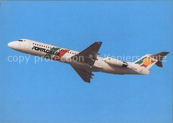 Flugzeuge Zivil Portugalia Fokker 100 PH-EZA