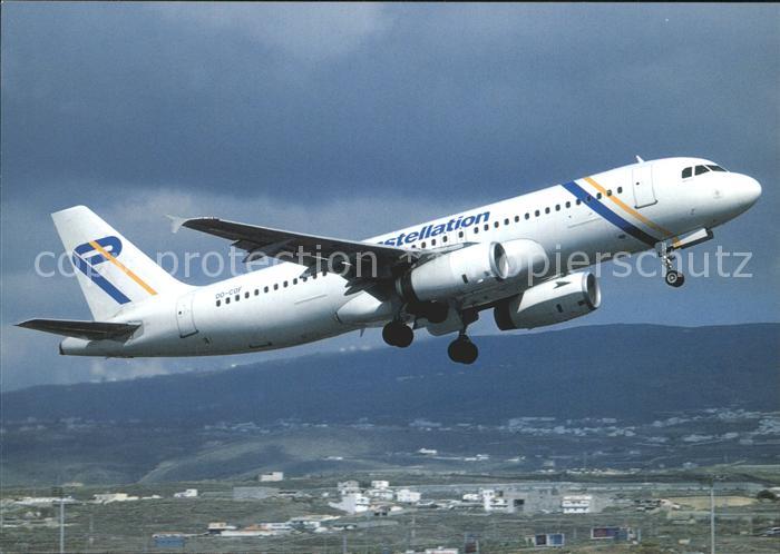 Flugzeuge Zivil Constellation Airbus 320-212 OO-CO Cn 542