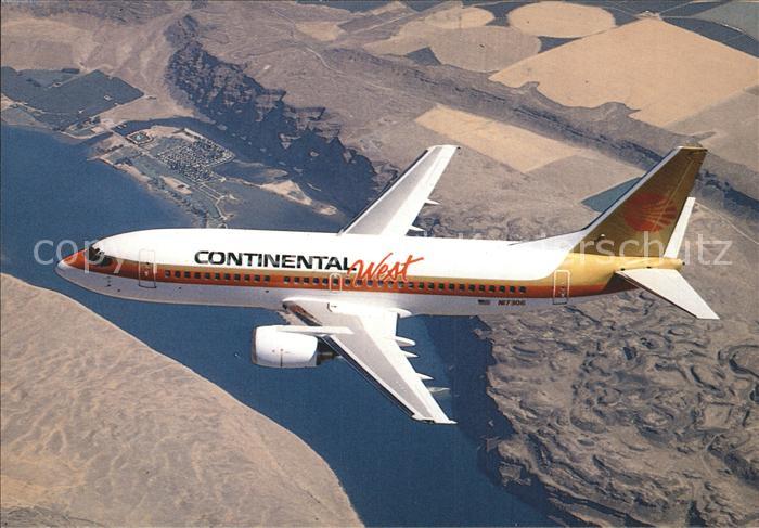 Flugzeuge Zivil Continental West Boeing 737-300 N17306
