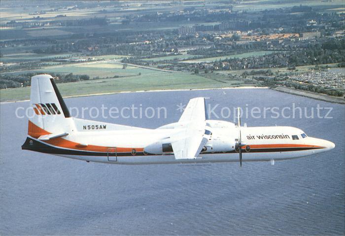 Flugzeuge Zivil Air Wisconsin Fokker F-27 Friendship N505AW