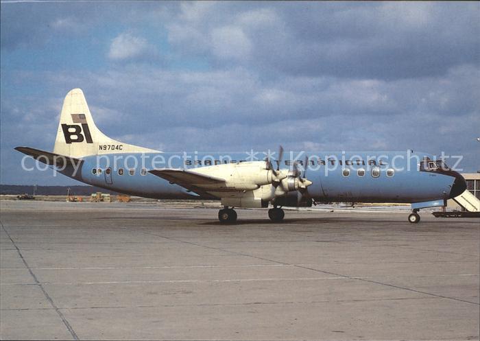 Flugzeuge Zivil Braniff International Lockheed L-188 Electra N9704C