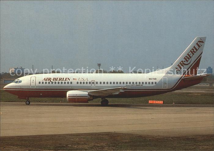 Flugzeuge Zivil Air-Berlin Boeing 737-3YO N67AB