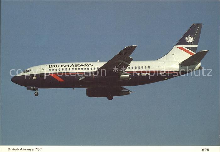 Flugzeuge Zivil British Airways 737 G-BKYK