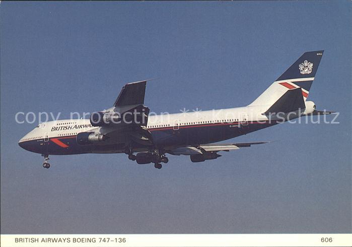 Flugzeuge Zivil British Airways Boeing 747-136