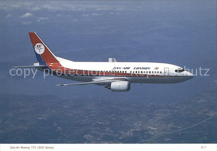 Flugzeuge Zivil Dan-Air Boeing 737