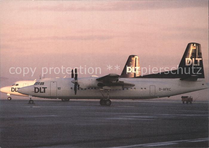 Flugzeuge Zivil DLT Fokker 50 D-AFKC