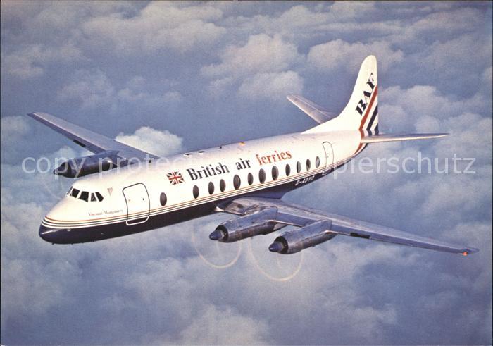 Flugzeuge Zivil British Air Ferries Aerospace fleet 14 Viscount 802/206