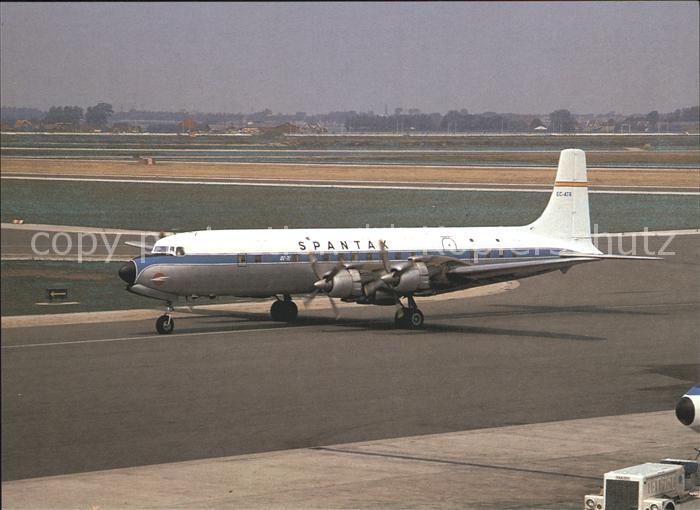 Flugzeuge Zivil Spantax Douglas DC-7C EC-ATR