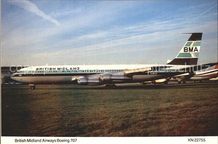Flugzeuge Zivil British Midland Airways Boeing 707