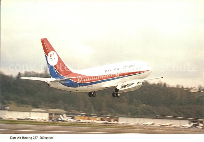 Flugzeuge Zivil Dan-Air Boeing 737