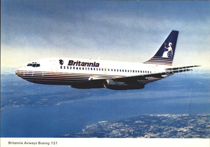 Flugzeuge Zivil Britannia Airways Boeing 737