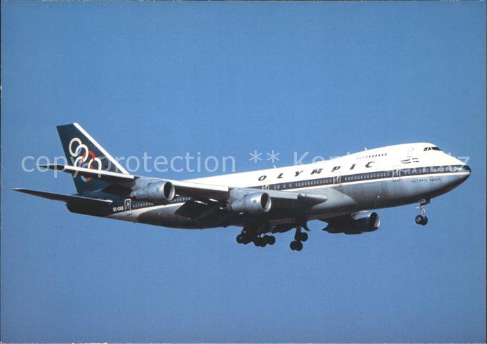 Flugzeuge Zivil Olympic Boeing 747-284B