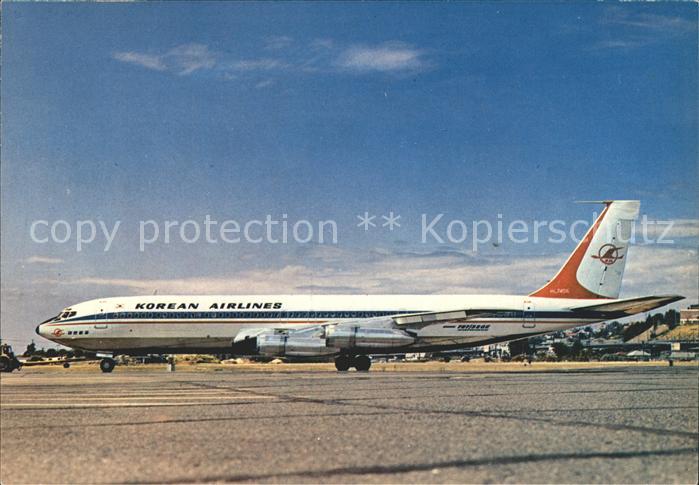 Flugzeuge Zivil Korean Airlines Boeing 707-320 C HL-7406