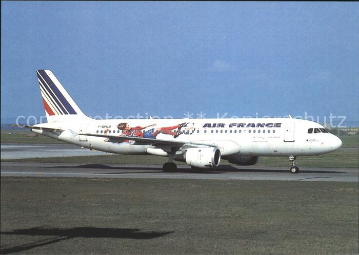 Flugzeuge Zivil Air France Airbus 320-211 F-GFKM cn 102