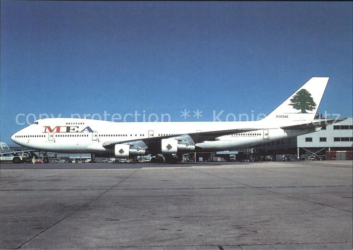 Flugzeuge Zivil MEA Boeing 747-2B4B N203AE cn 21098