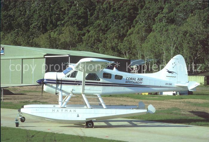 Flugzeuge Zivil Coral Air Whitsunday DHC-2 Beaver 1 VH-ssG cn 1444