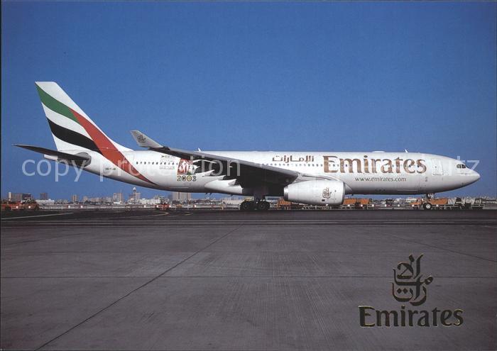 Flugzeuge Zivil Emirates Airlines Airbus 330-200 A6-EAN