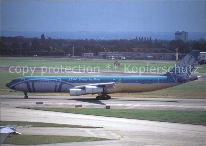 Flugzeuge Zivil BWIA West Indies A340-313 9Y-TJN