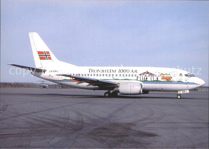 Flugzeuge Zivil Braathens S.A.F.E. Boeing 737-505 LN-BRJ