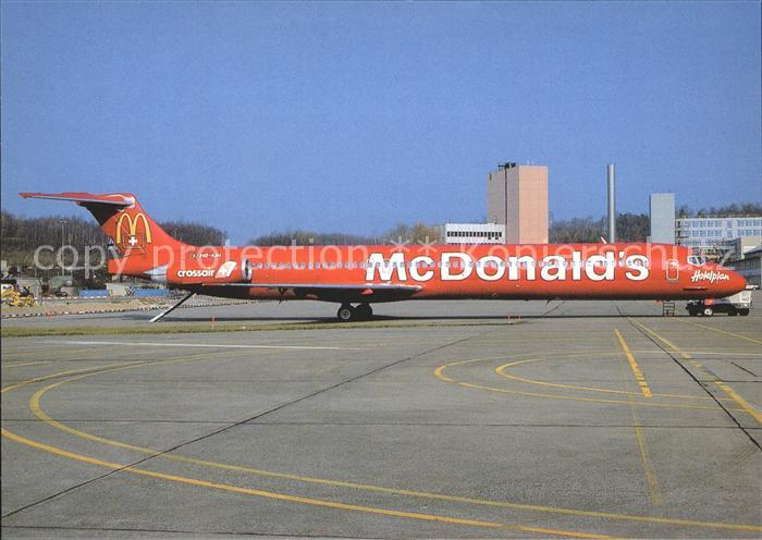 Flugzeuge Zivil Crossair McDDouglas DC-9-81 HB-IUH