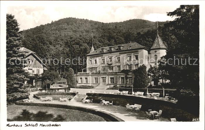 BADENWEILER BW Kurhaus Schloss Hausbaden