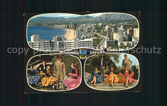 Benidorm Vista panoramique Folklore