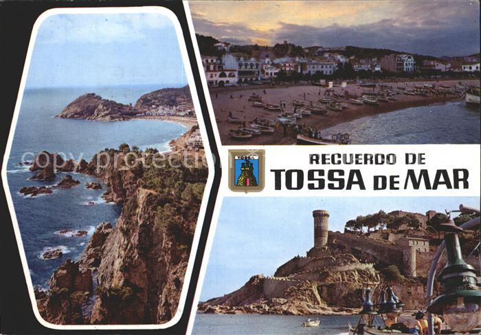 Tossa de Mar Steilkueste Strandpartie Castello
