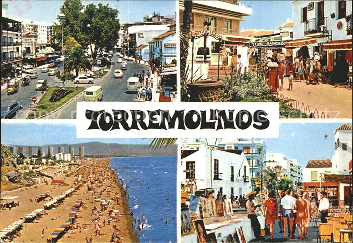 Torremolinos Strassenpartie Strand Bazar