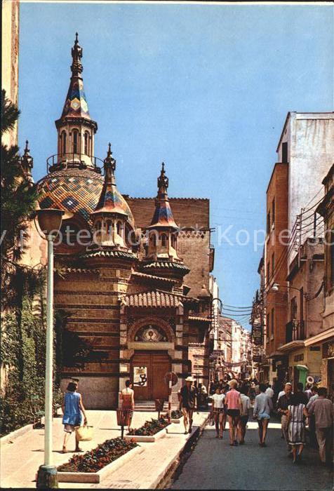 Lloret de Mar Iglesia Calle Tipica