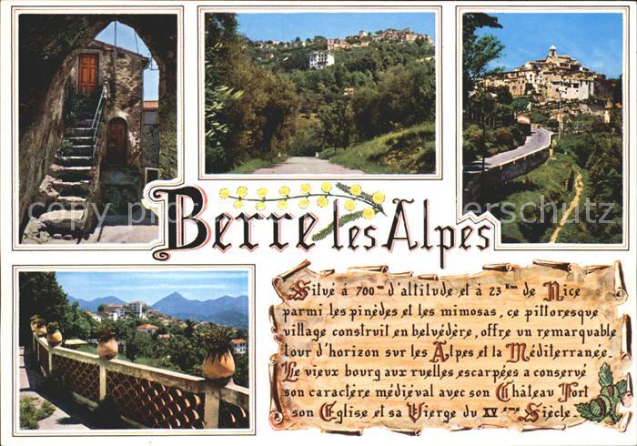 Berre-les-Alpes Centre de repos et de villegiature de l'arriere pays nicois