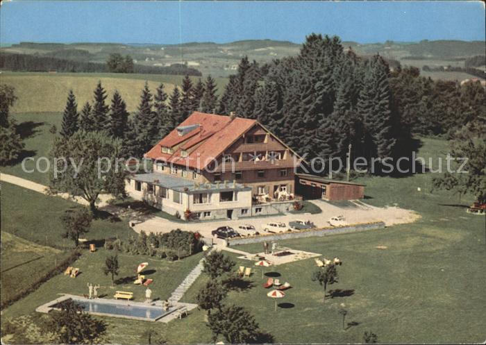 Isnyberg Hotel Pension Bromerhof Fliegeraufnahme