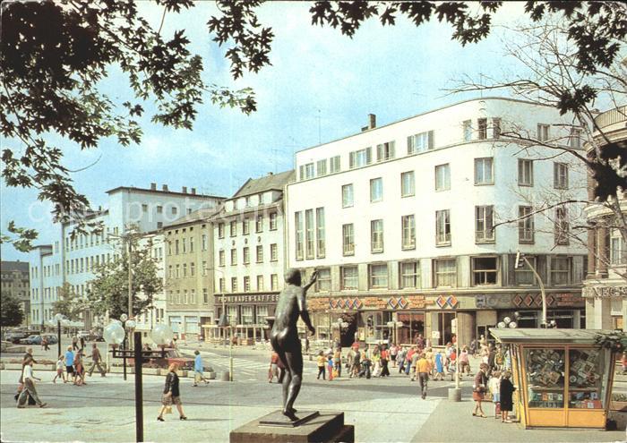 Halle Saale Hansering Haus der Presse Skulptur