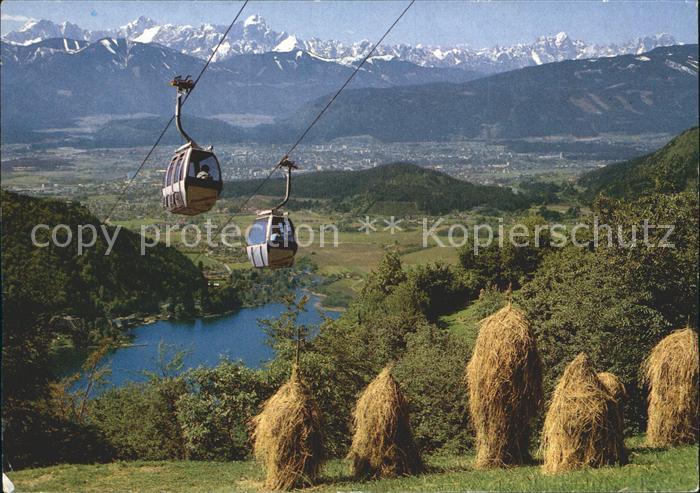 Gerlitzen Kanzelbahn mit Ossiachersee und Villach