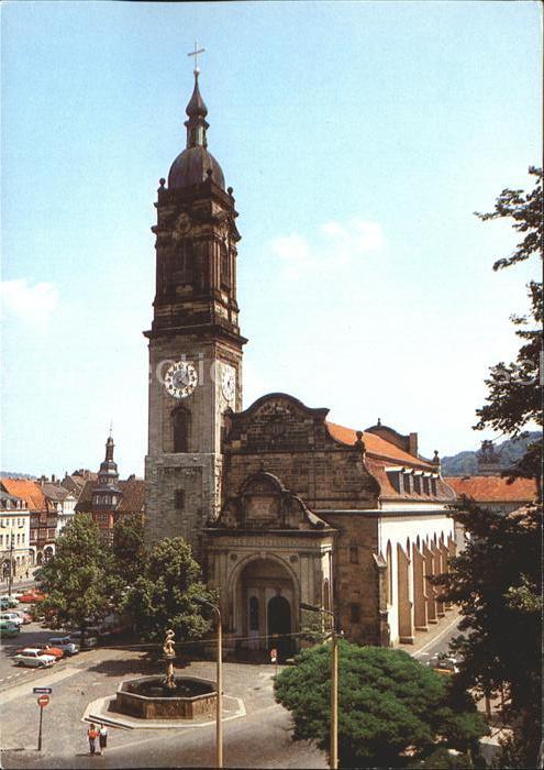 Eisenach Thueringen Georgenkirche Brunnen