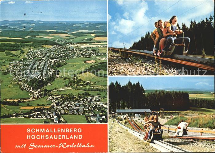 Schmallenberg Fliegeraufnahme Sommer Rodelbahn